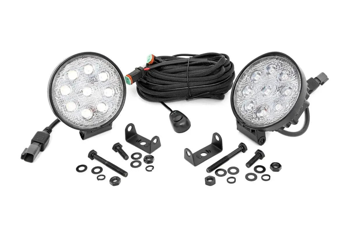 Rough Country 70804 Round Light Pod - 4 In., Sold As Pair 1