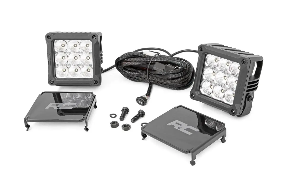 Rough Country 70905Drl Cube Light Pod - 4 In., Sold As Pair 1