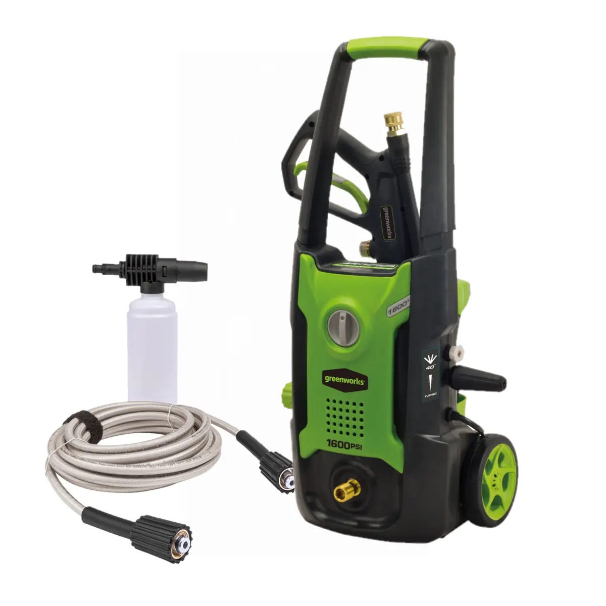 1600 Psi 1.2 Gpm Electric Wheeled Pressure Washer 1
