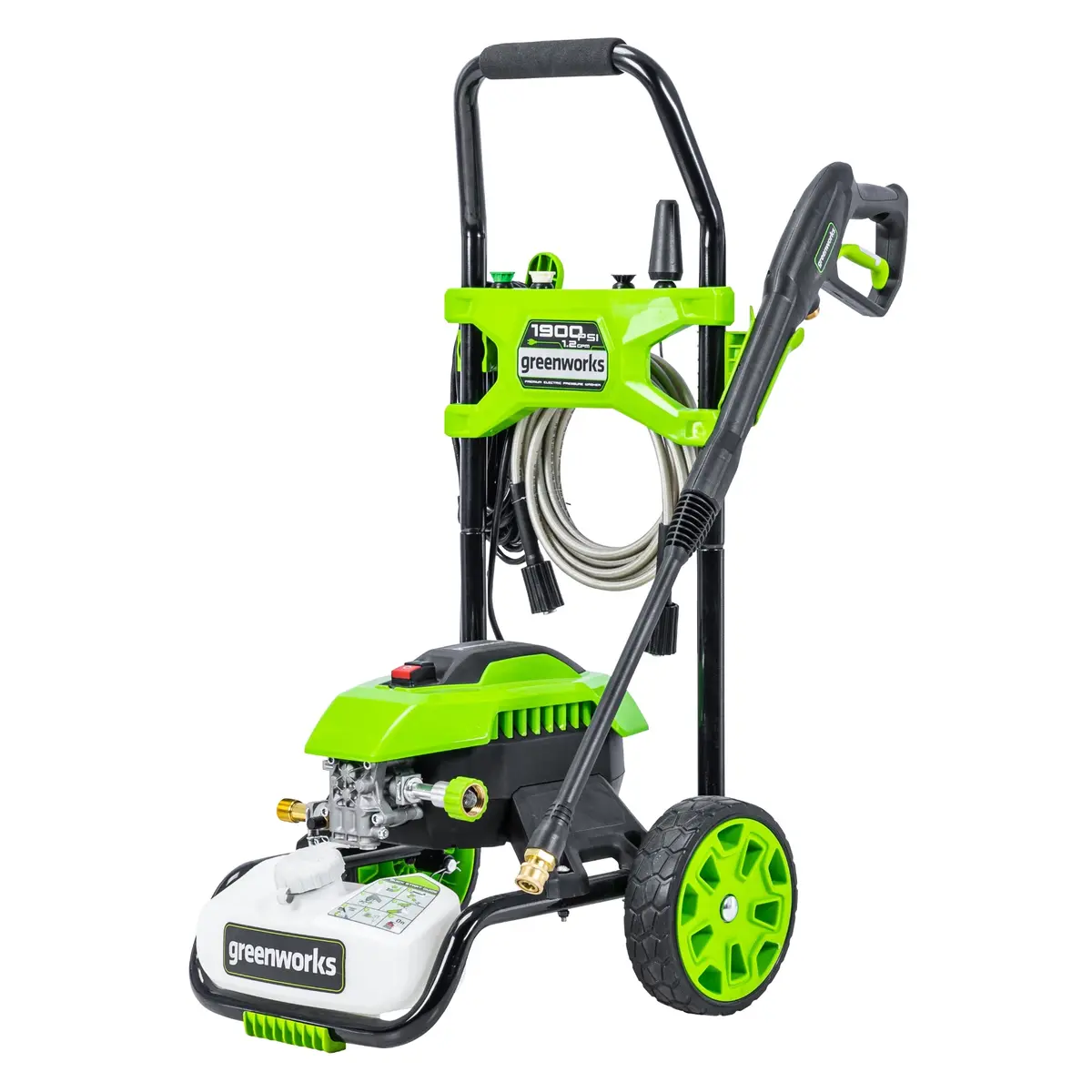 Open Box 1900 Psi 1.2 Gpm Cold Water Electric Pressure Washer 1