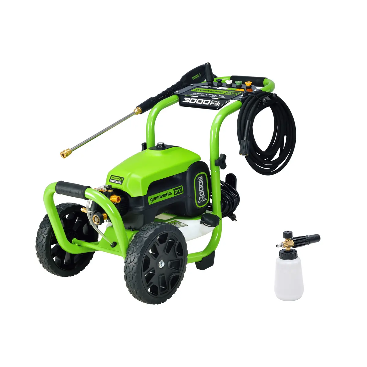 3000 Psi Pressure Washer, Premium Foam Cannon Combo Kit 1