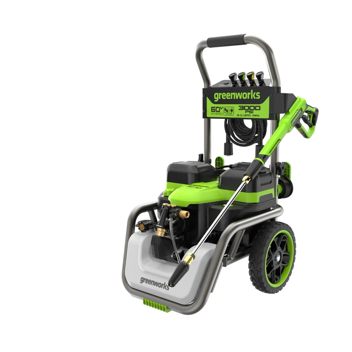 60V/Ac Hybrid 3000-Psi 2.0 Gpm Electric Pressure Washer (Tool Only) 1