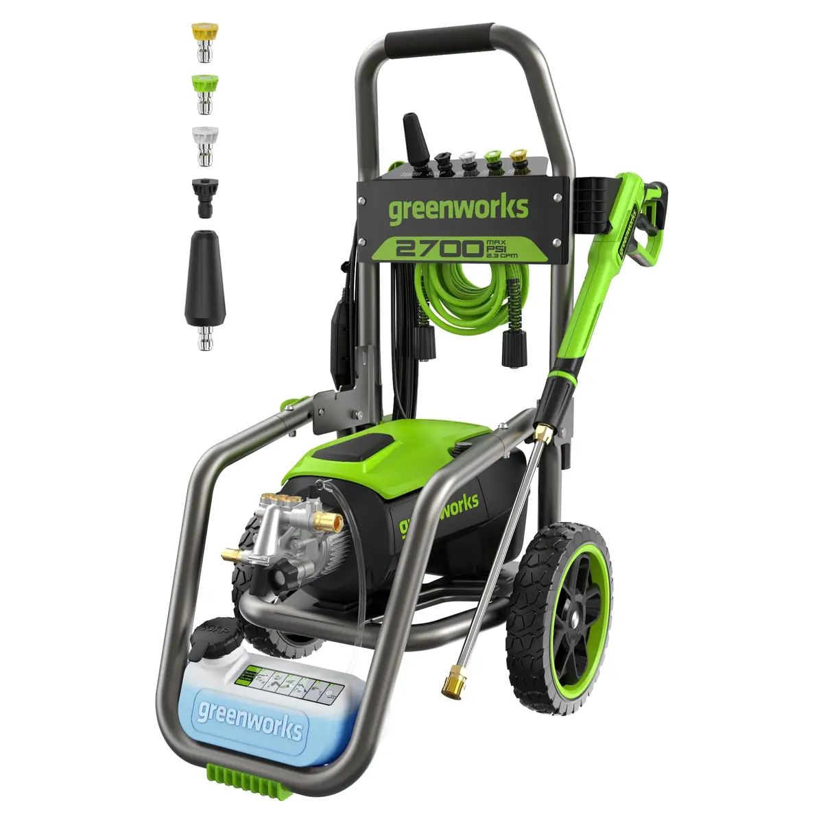 2700 Psi 1.2 Gpm Cold Water Electric Pressure Washer 1