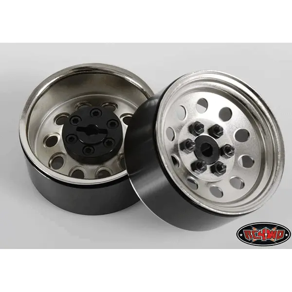 Rc4wd Pro10 1.9 Steel Stamped Beadlock Wheel (Silver) 1