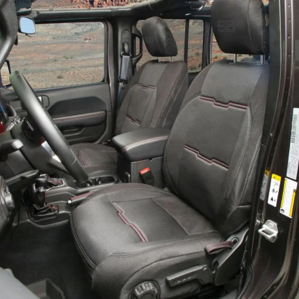 Smittybilt Gen2 Neoprene Seat Cover Set Front & Rear For 2020-2022 Gladiator Jt - Recon Recovery 1