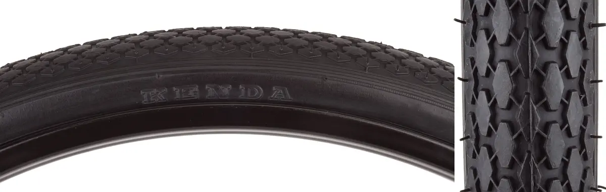Sunlite Street S-7 26X1-3/4 Bicycle Tire - Wire, Black 1
