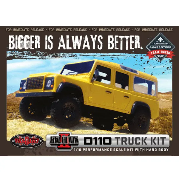 Rc4wd Gelande Ii D110 Truck Kit With Hard Body 1