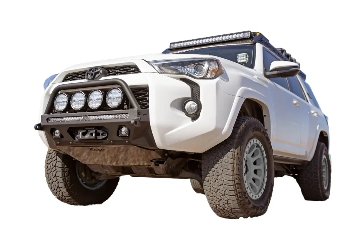 Rago Fabrication Center Mount Winch Bumper For 2014-2024 Toyota 4Runner - Recon Recovery 1