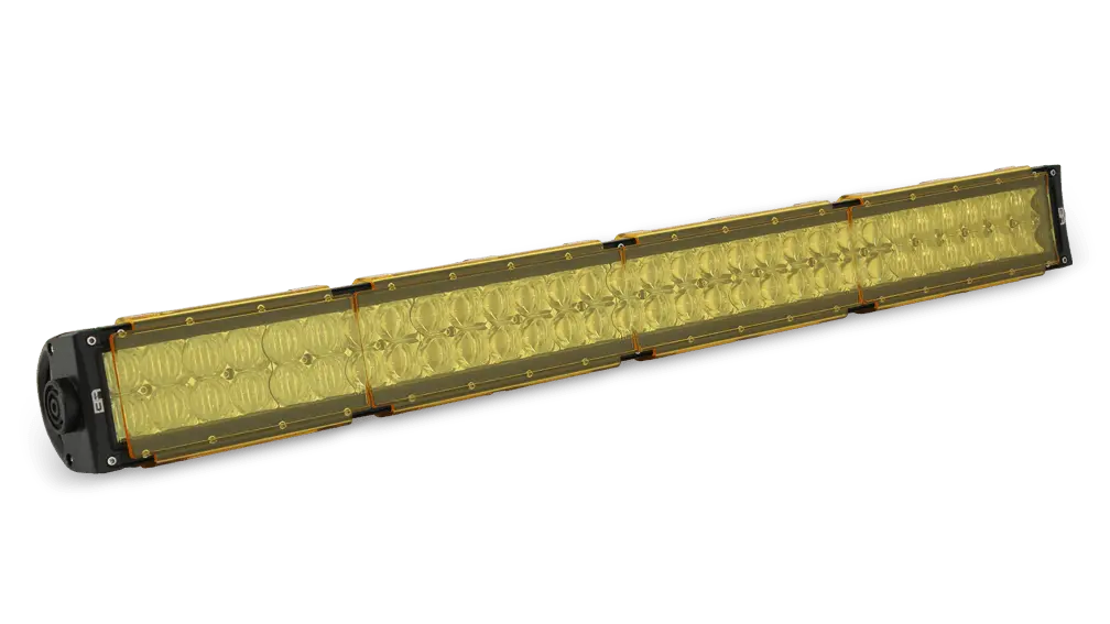 Body Armor 60043 Light Bar Cover - Amber, Sold As Set 1