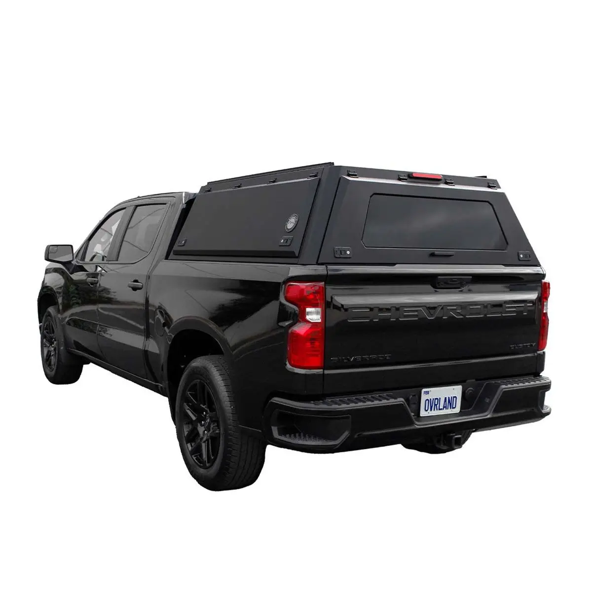 Ovs Expedition Stainless Steel Truck Cap With Wing Doors For 2019-2026 Silverado & Sierra 1500 (5.8') 1