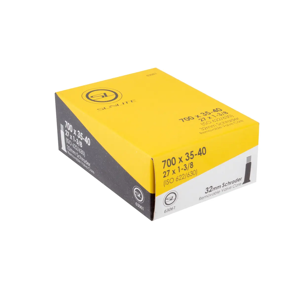 Sunlite Standard Schrader Valve - 700X35-40 (27X1-3/8) 1