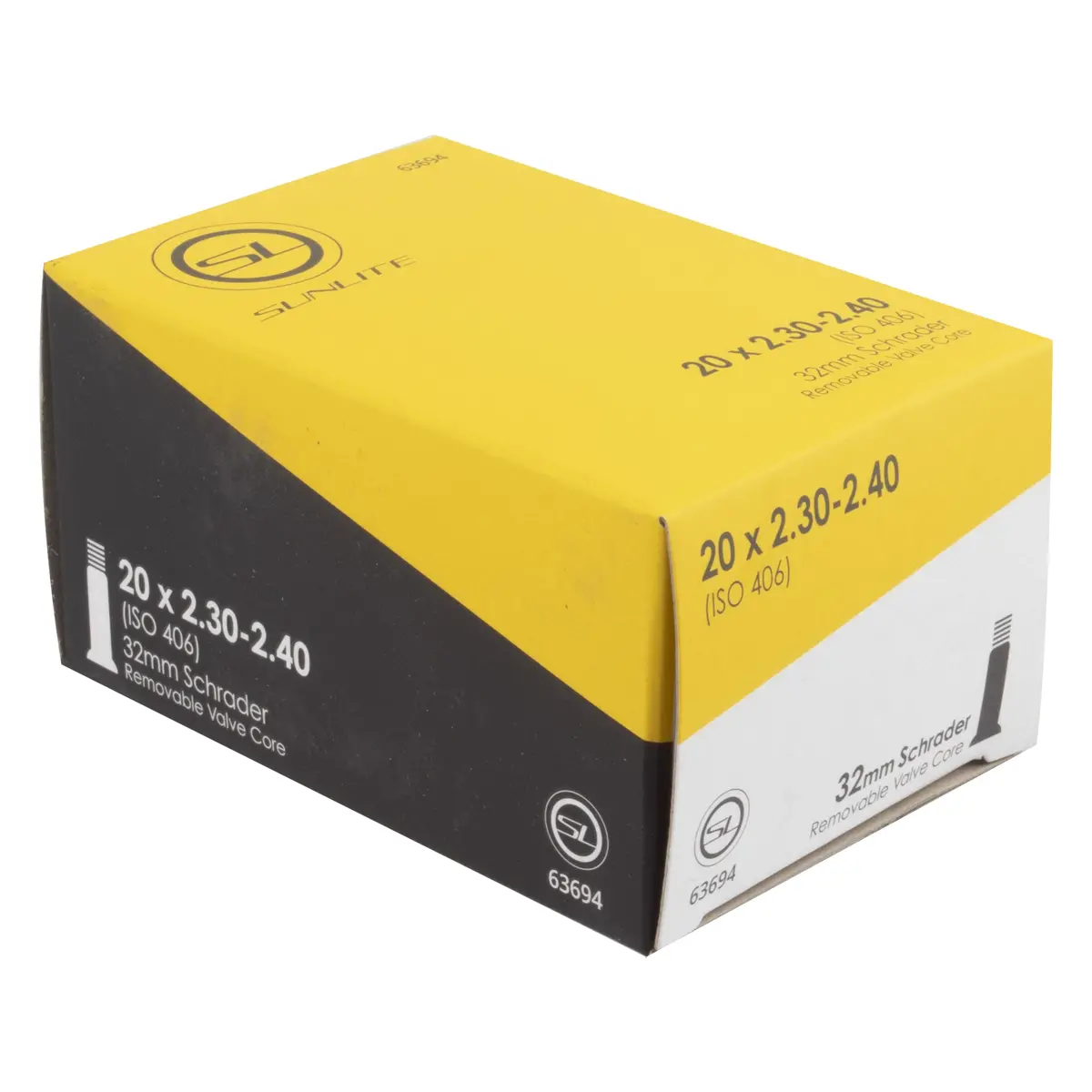 Sunlite Standard Schrader Valve - 20X2.3-2.4 1