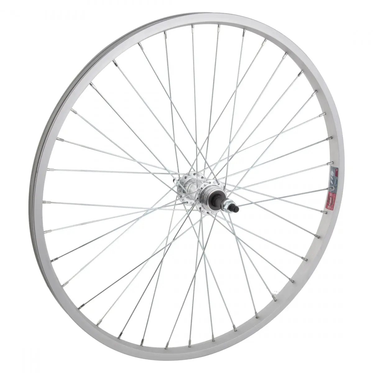 Wheelmaster 24" Alloy Mountain Rear Wheel - Freewheel, 5/6/7Sp, Silver 1