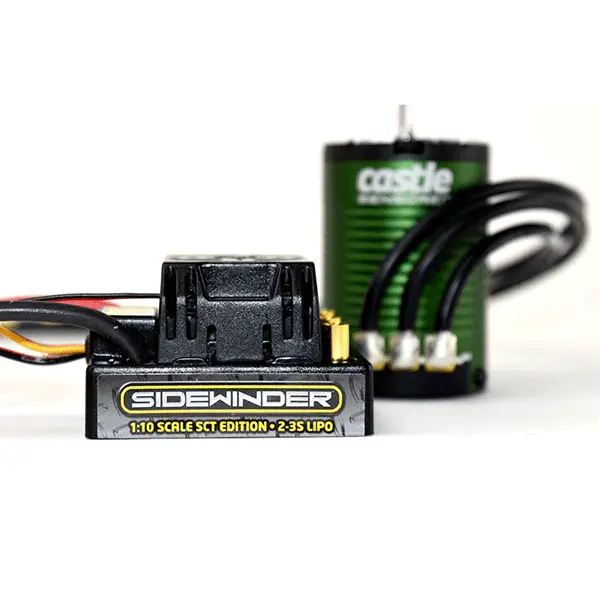 Castle Creations Sidewinder Sct Waterproof Combo W/Sensored 1410 Motor (3800Kv) 1