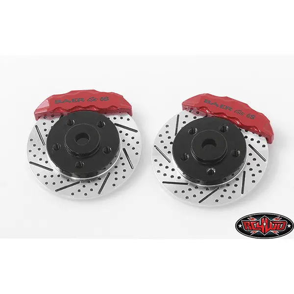 Rc4wd Baer Brake Systems Rotor And Caliper Set For 1.9" 5 Lug Steel Wheels 1