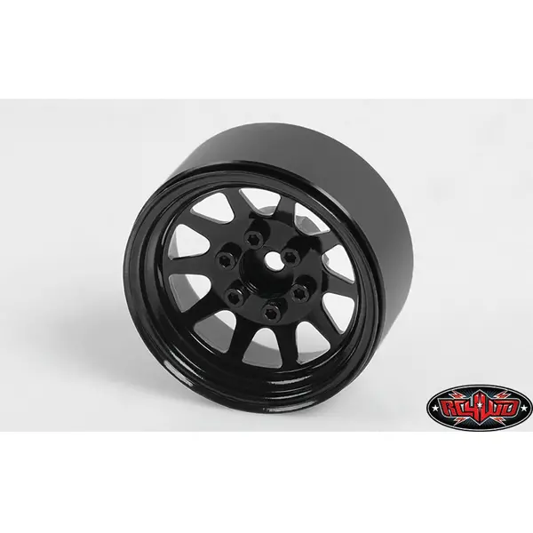Rc4wd Oem Stamped Steel 1.9 Beadlock Wheels (Black) 1