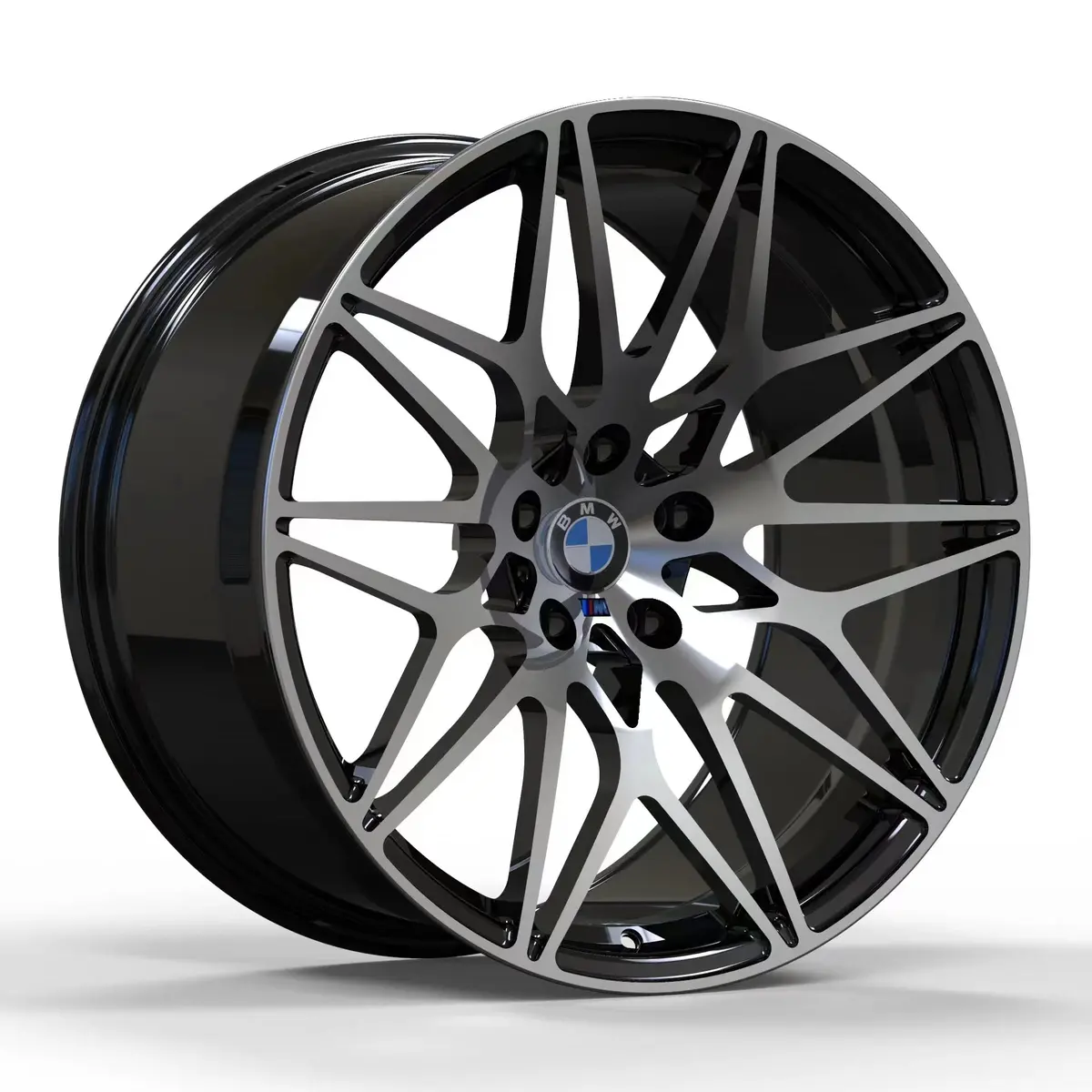 Bmw M3 G80 Oem+ Forged Wheels - Gloss Black Machined Face 1