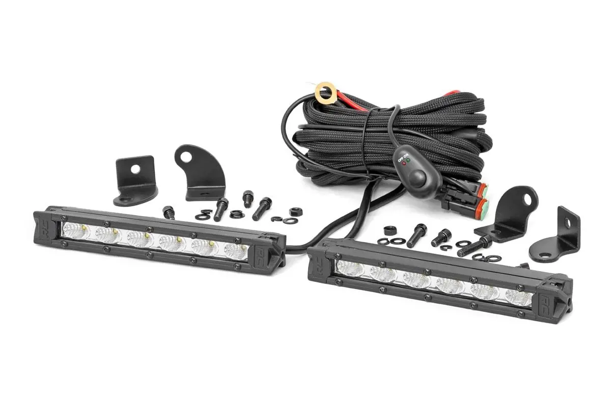 Rough Country 70406A Led Light Bar - 6 In. 1