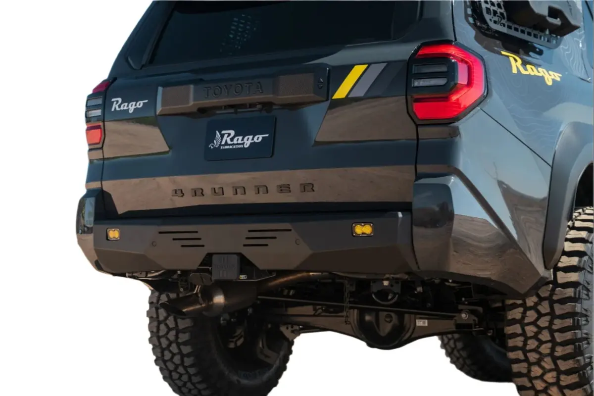 Rago Fabrication Center Mount Rear Bumper For 6Th Gen 2025-2026 Toyota 4Runner - Recon Recovery 1