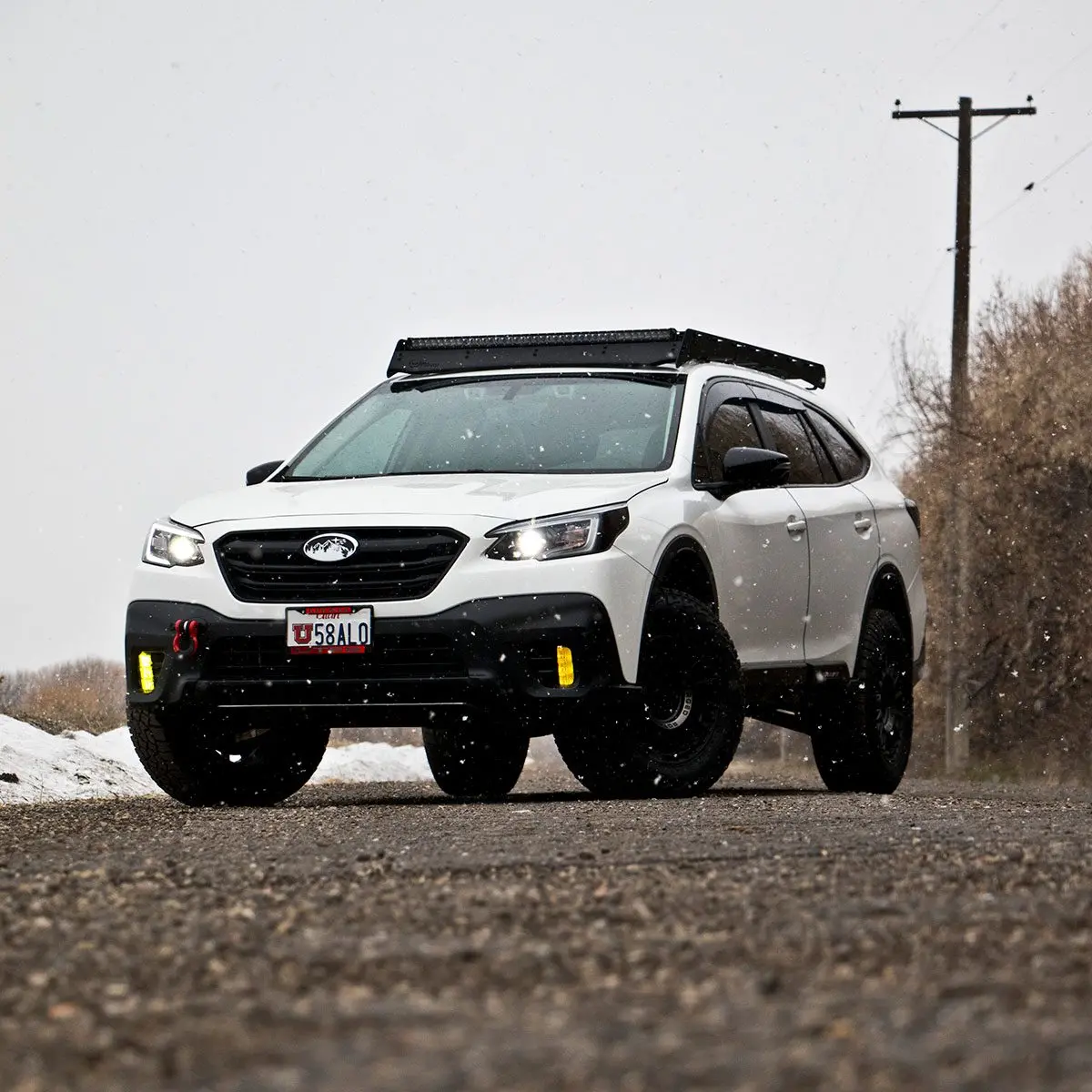 Prinsu Roof Rack For 2020-2024 Subaru Outback- Black Powder Coat 1
