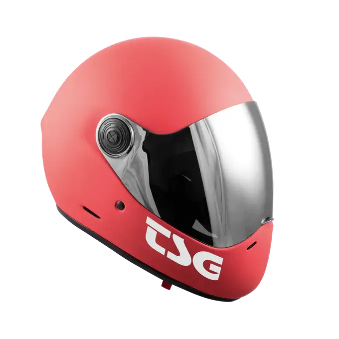 TSW Pass Pro Helmet – Fiery Red Impact Protection