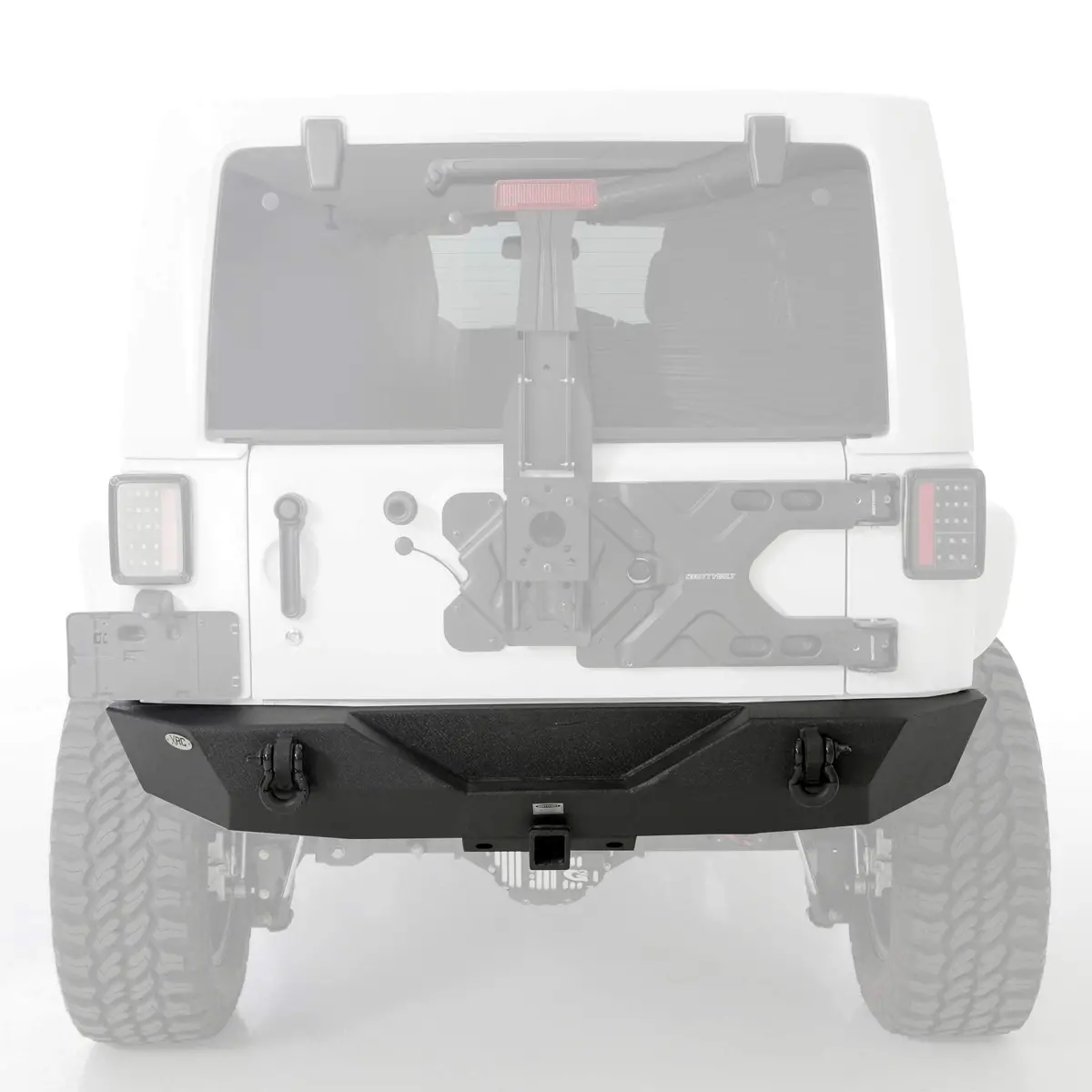 Smittybilt Xrc Gen 1 Rear Bumper With Hitch 2007-2018 Jeep Wrangler Jk - Recon Recovery 1