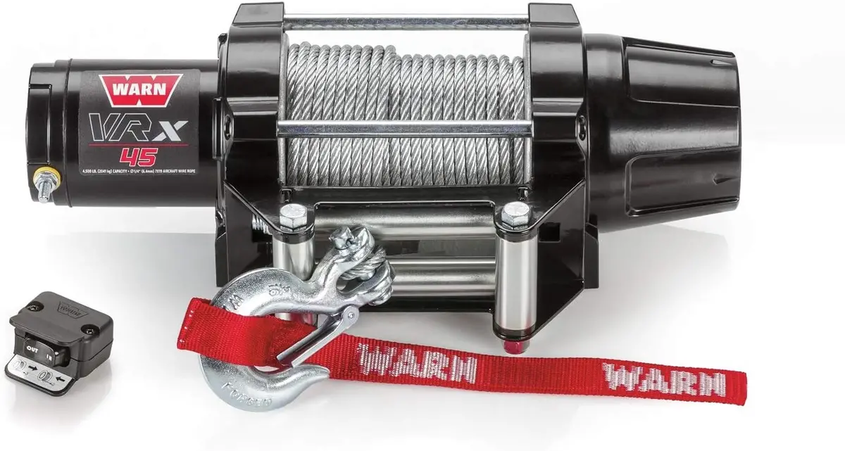 Warn Vrx 45 Powersports Utv Sxs Winch – 4,500 Lb Capacity With Steel Rope 1