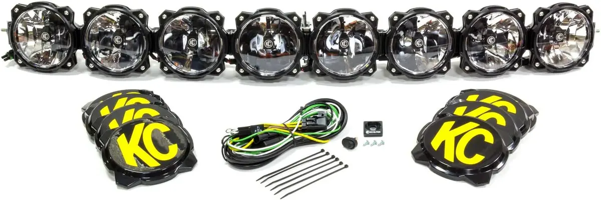 Kc Hilites 50" Gravity Pro6 Led 160W Curved Light Bar System With Harness - Recon Recovery 1