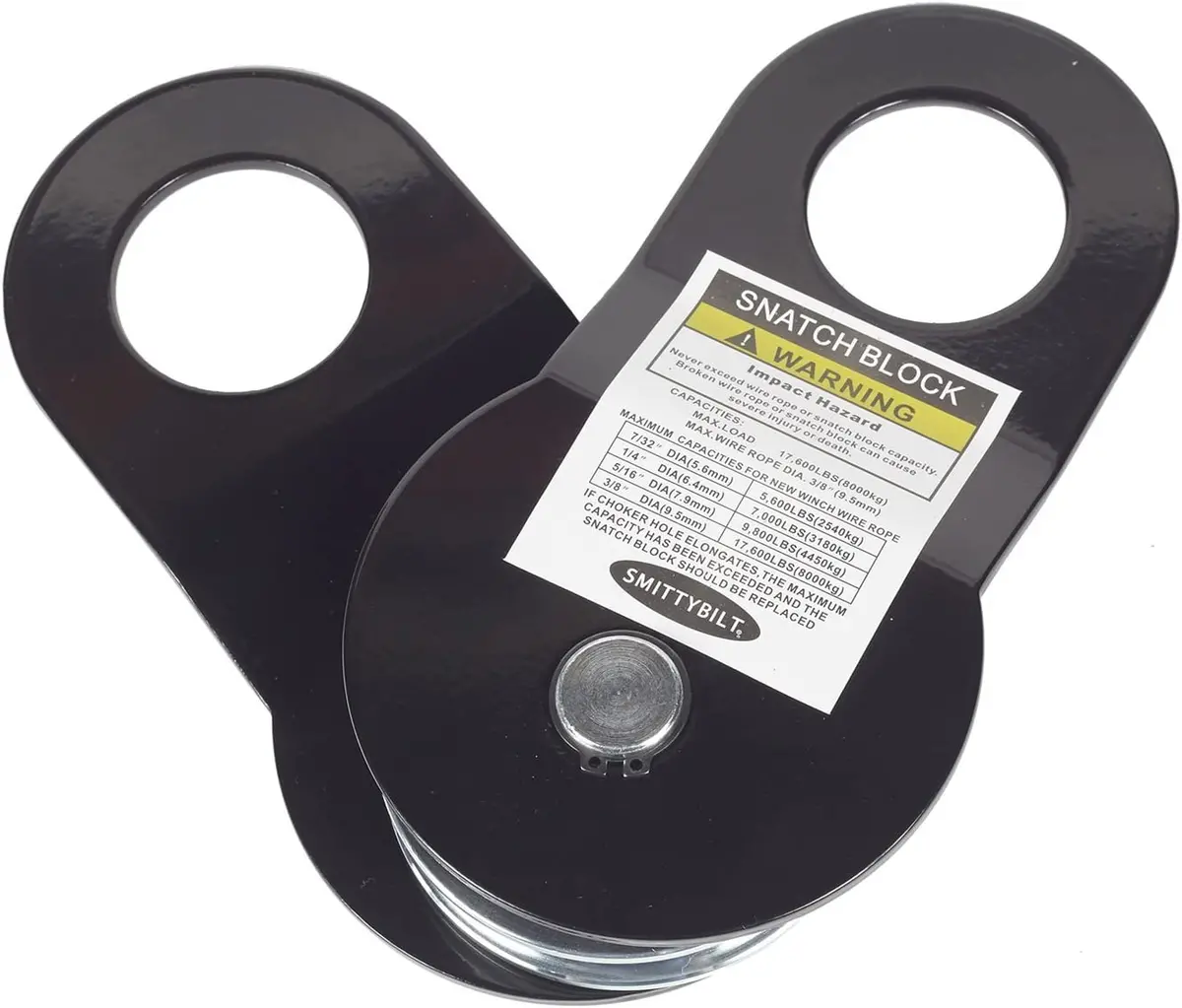 Smittybilt Recovery Winch Snatch Block - 18,000 Lb. Rating 1