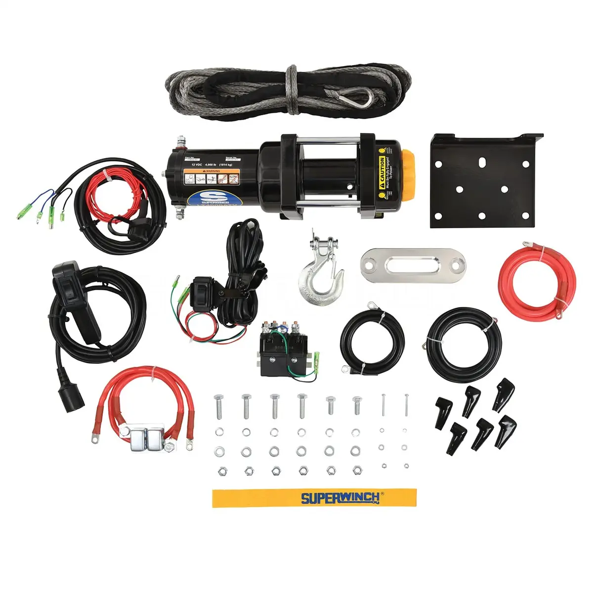 Superwinch 1140230 Atv-Utv Lt4000sr Winch - 4,000 Lbs. Pull Rating, 50 Ft. Line 1