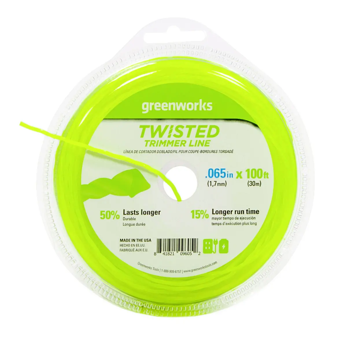 .065" Ultra Twisted String Trimer Line (100-Feet) 1