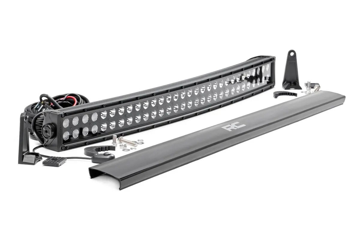 Rough Country 30" Curved Dual Row Cree Led Light Bar | 14,400 Lumens 1