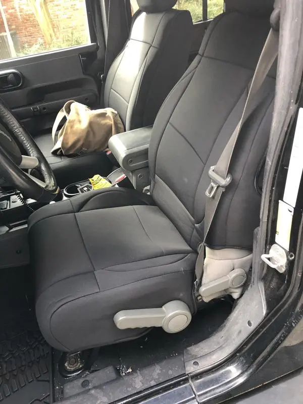 Smittybilt Neoprene Seat Covers Front & Rear For 2010-2018 Jeep Wrangler Jk 4 Door - Recon Recovery 1