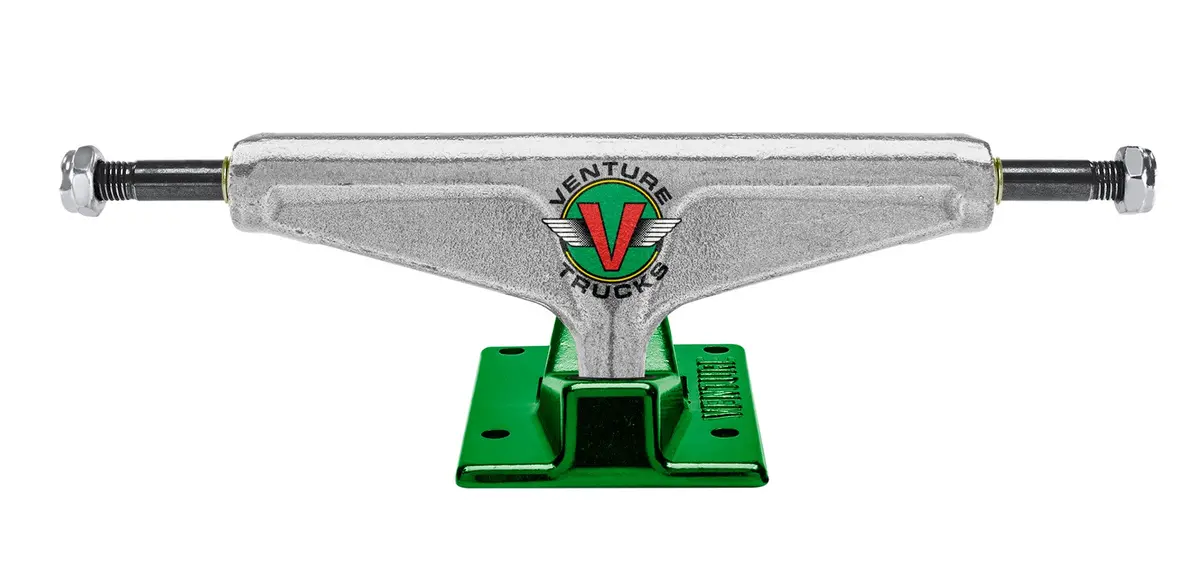 Venture Og Wings V-Hollow Polished Hi Trucks - Green 1