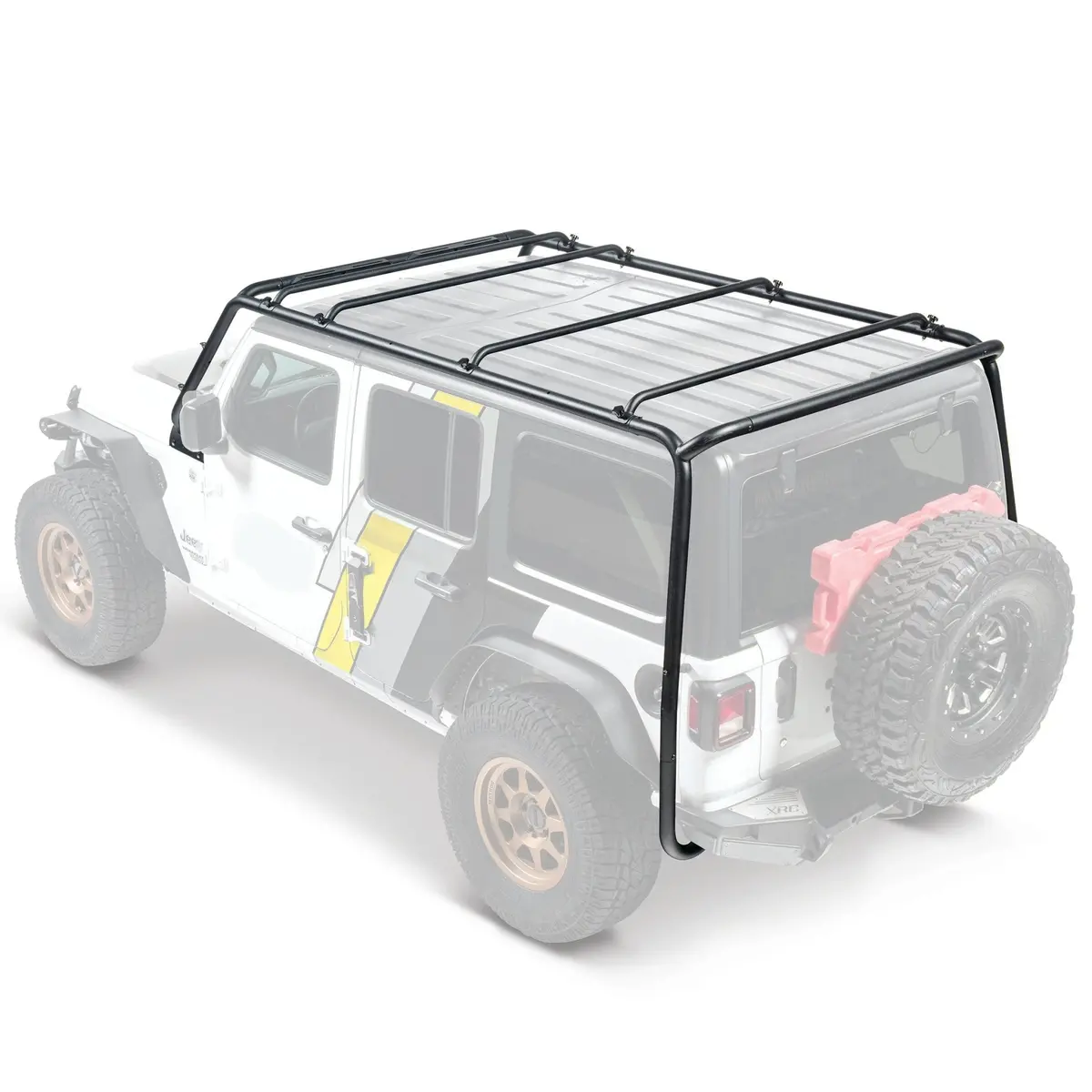Smittybilt Src Complete Roof Rack Exo Frame For 2018+ Jeep Wrangler Jl (4 Door) 1