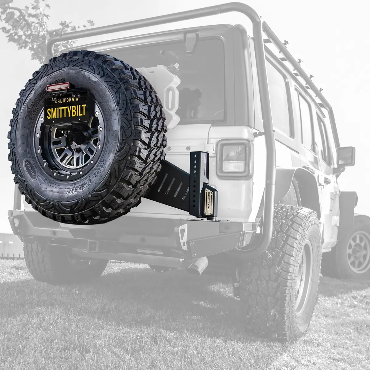 Smittybilt Xrc Gen3 Tire Carrier Add On For 2018-2026 Jeep Wrangler Jl -Recon Recovery 1