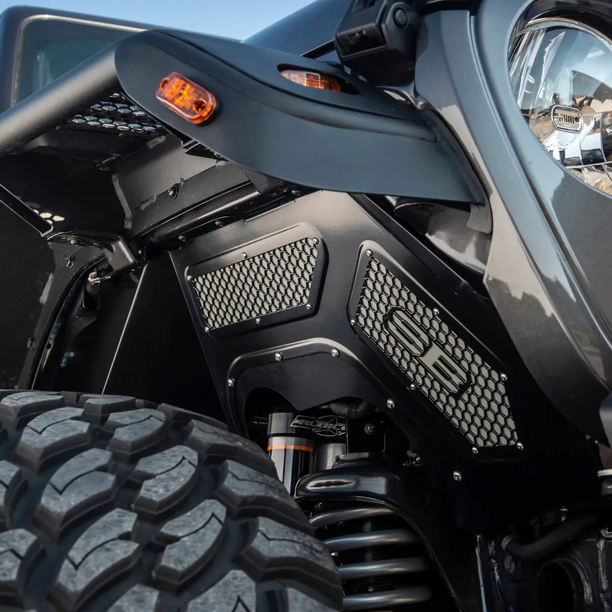 Smittybilt Aluminum Inner Fender Liner Kit For 2018-2026 Jeep Wrangler Jl - (Front & Rear) 1