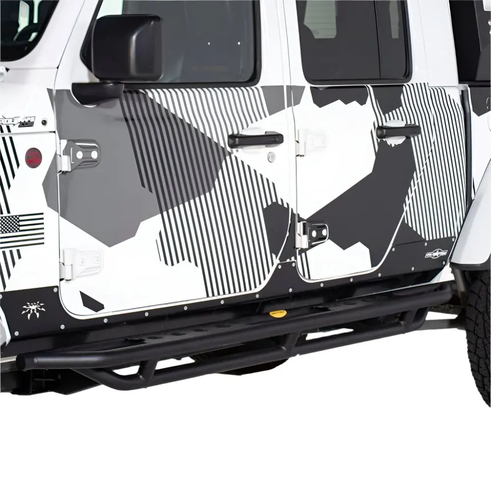 Smittybilt Src Side Armor Sliders With Step For 2020-2025 Jeep Gladiator Jt -  Recon Recovery 1