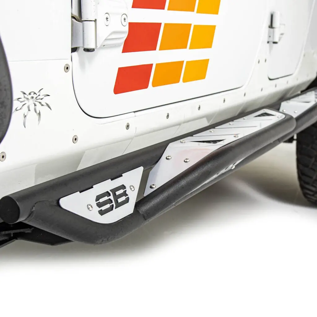Smittybilt Apollo Sliders With Step For 2020-2026 Jeep Gladiator Jt - Recon Recovery 1