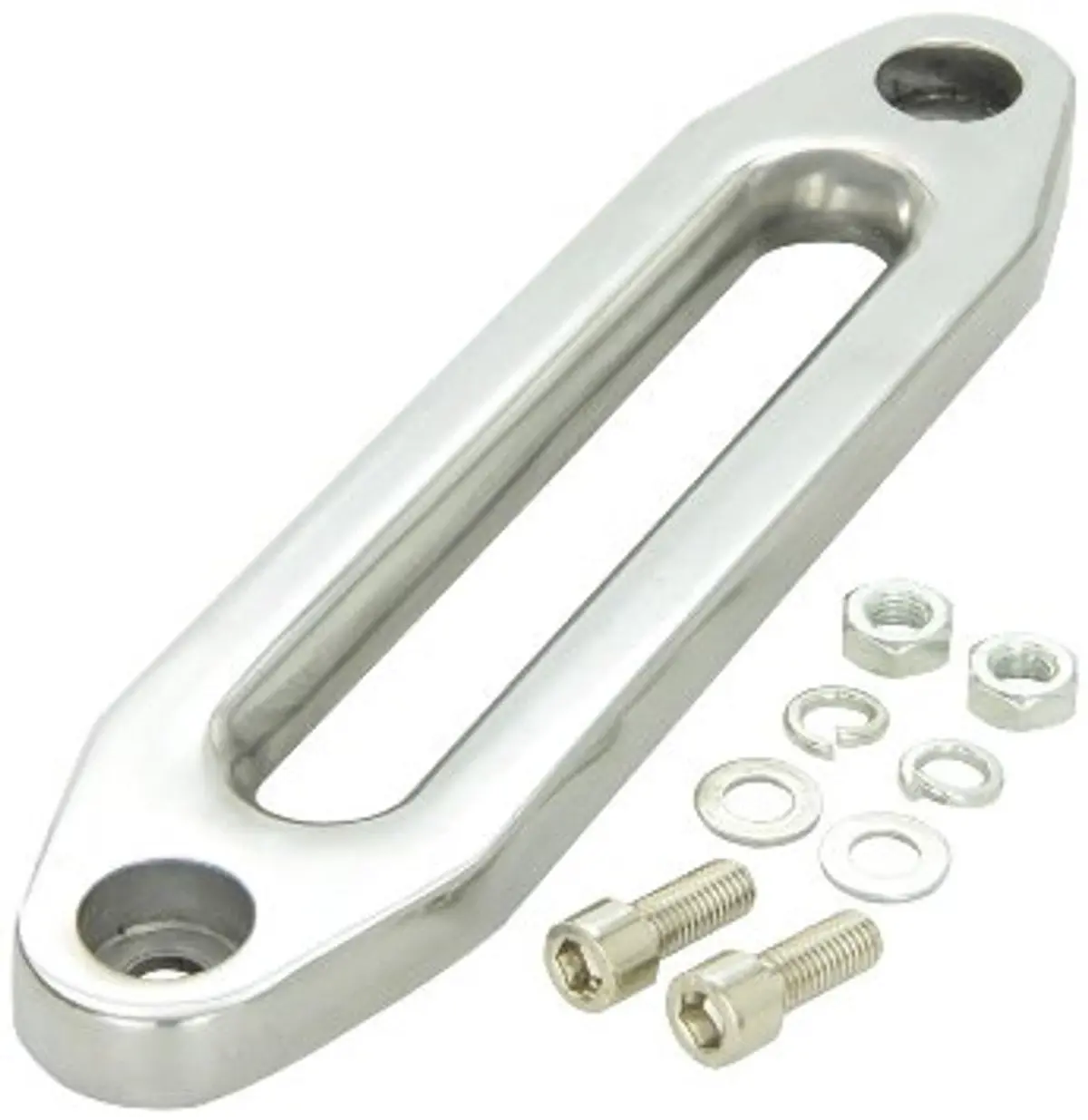 Smittybilt Aluminum Hawse Fairlead - Polished W/ No Logo - Recon Recovery 1