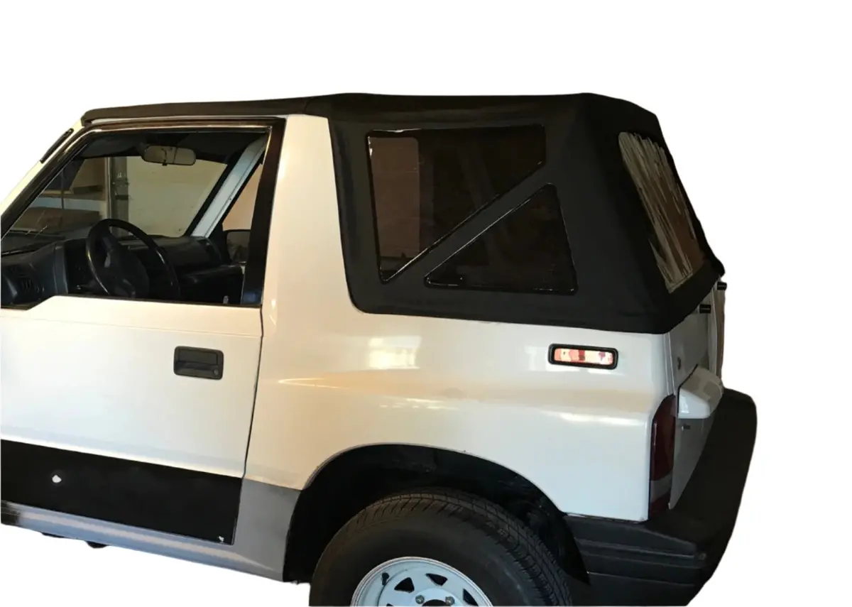 Premium Replacement Soft Top Black Diamond With Tinted Windows 1986-1994 Suzuki Sidekick Geo Tracker 1