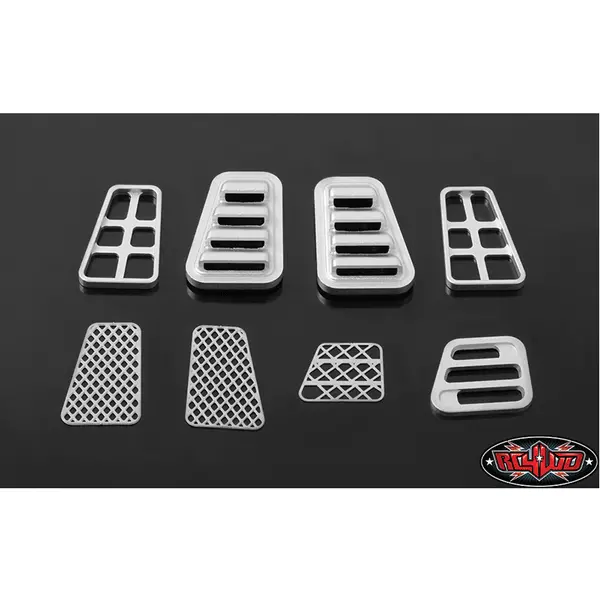 Rc4wd D90/110 Aluminum Hood And Side Vents 1