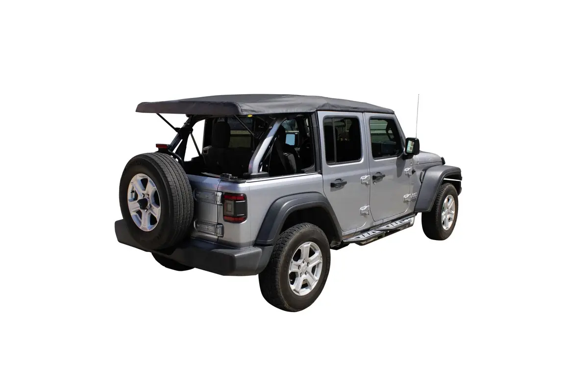 Smittybilt Full Replacement Soft Top + Hardware For 2018–Current Jeep Wrangler Jlu 4-Door 1