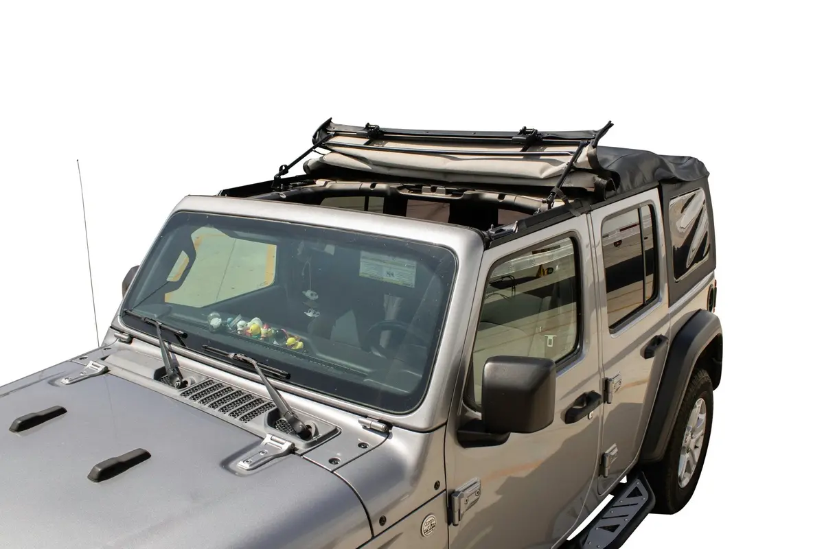 Smittybilt Slant Back Soft Top For 2018–Current Jeep Jl Unlimited 4-Door 1
