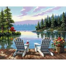 Lakeside Morning (20In X 14In) 1