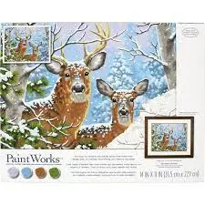 Whitetail Winter (11In X 14In) 1