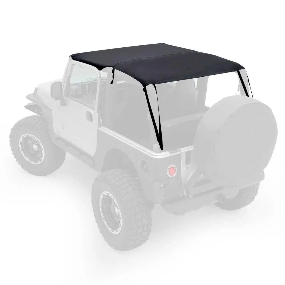 Smittybilt Extended Bikini Top Black Diamond For 1997-2006 Jeep Wrangler Tj - Recon Recovery 1