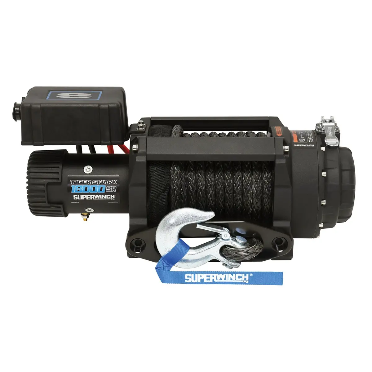 Superwinch 1518001 Electric Tiger Shark 18000Sr Winch - 18,000 Lbs. Pull Rating, 79 Ft. Line 1
