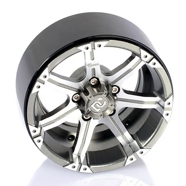 Rc4wd Dick Cepek Gun Metal 7 2.2" Internal Beadlock Wheels 1