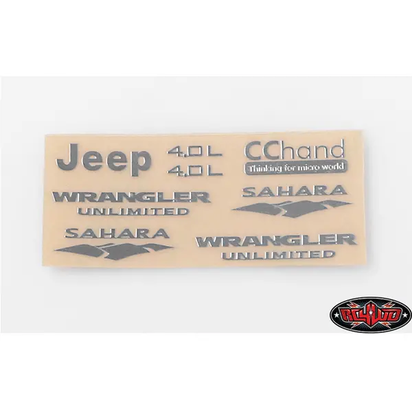Rc4wd Metal Emblems For Axial Scx10 Jeep Wrangler 1